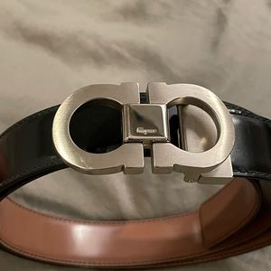 Ferragamo belt - reversible black / brown